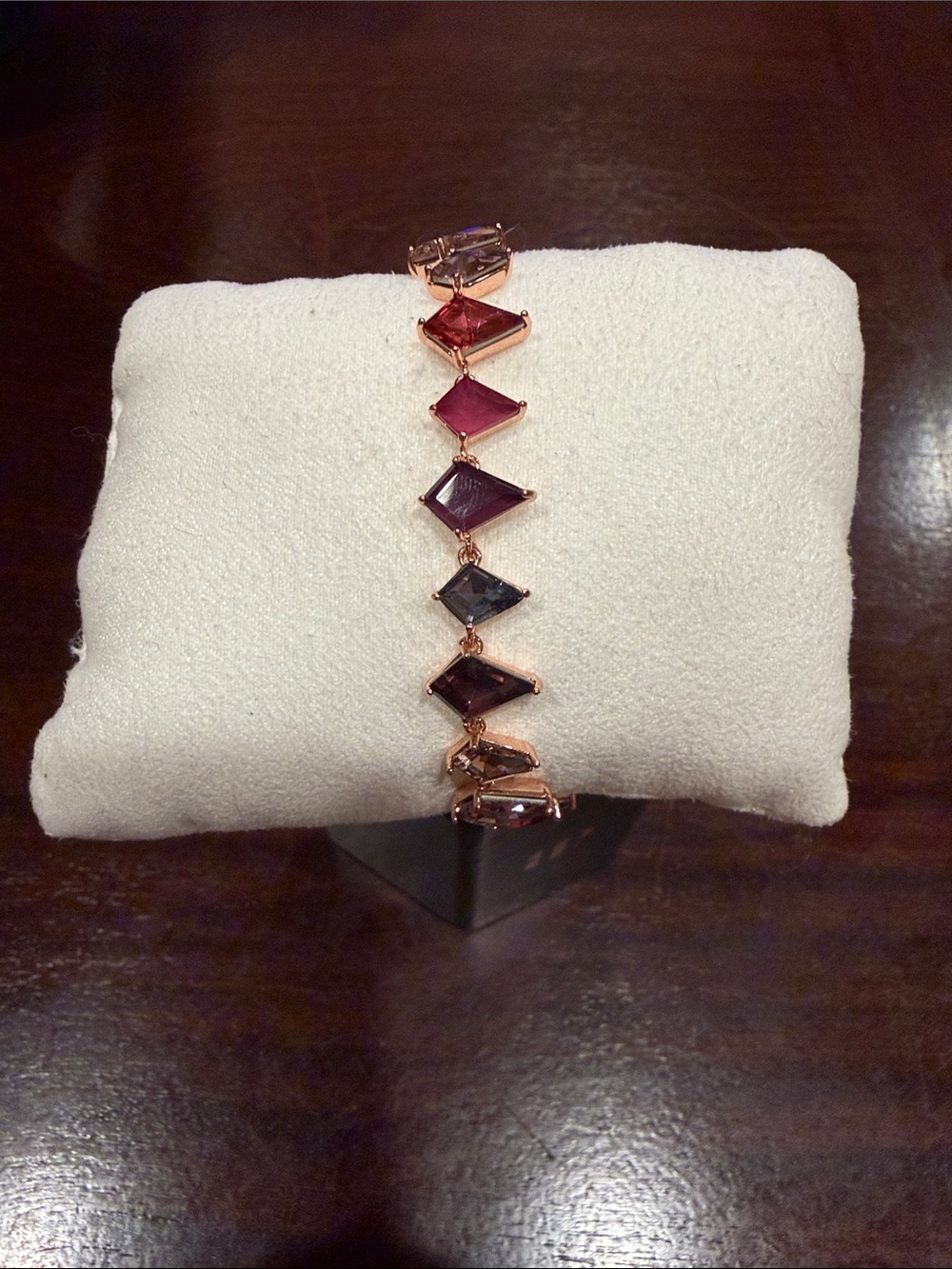 Holiday Jewel Candy 25: Moonlit Merlot on Rose Gold